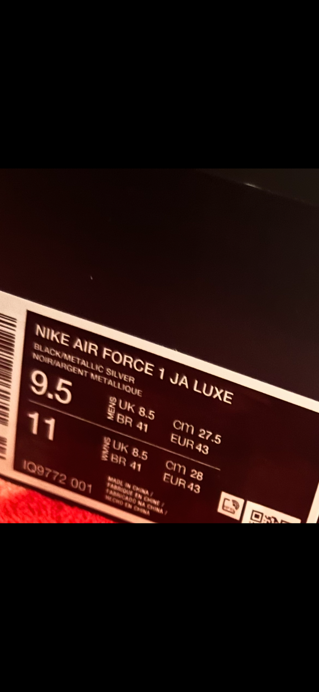 Nike Air Force 1 Low LX Ja Morant Swarovski - Size 9.5⁠