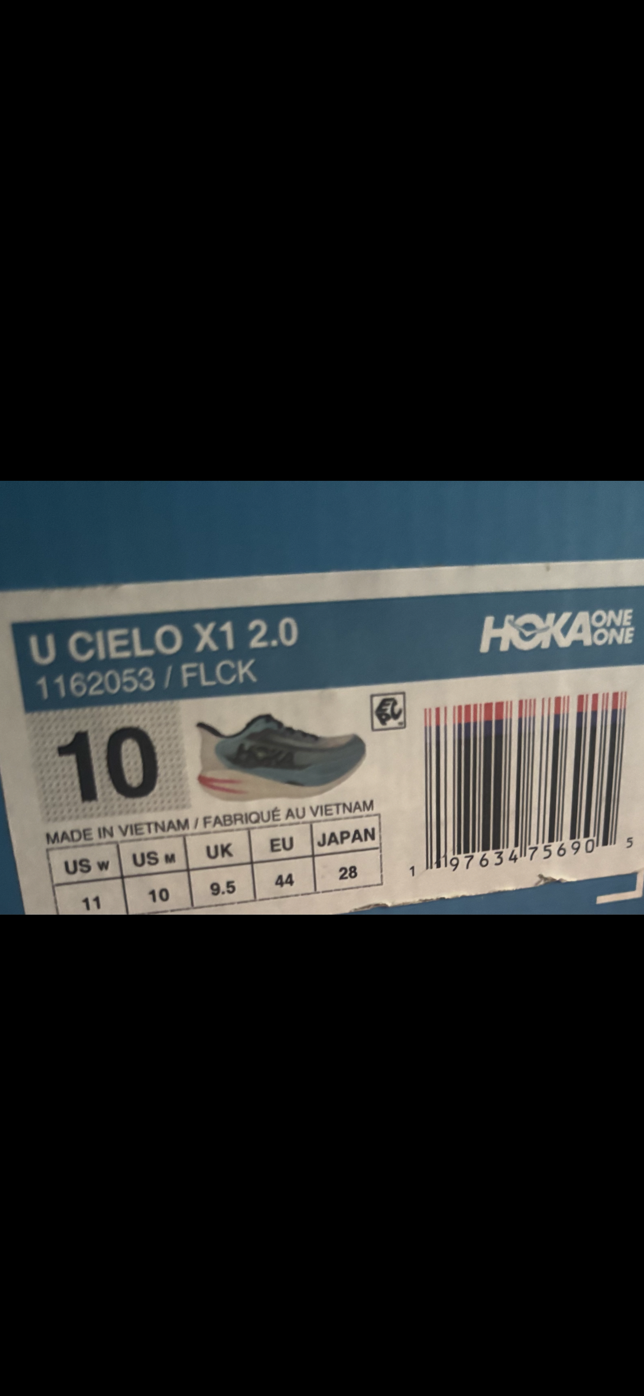 HOKA U Cielo X1 2.0 - Size 10 Brand New